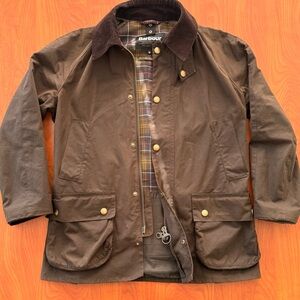 Barbour Ashby Wax Jacket in Olive